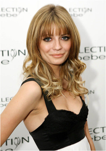 Mischa Barton nasty looking clip on weave ringlets