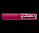 Traditional MÂ·AÂ·C Lipglass formula in a limited edition vial with pink cap featuring a holographic foil decal of the Heatherette logo. Limited edition.