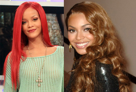 beyonce red hair rihanna